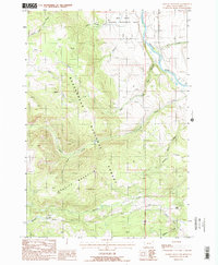 Download a high-resolution, GPS-compatible USGS topo map for Granite Mountain, MT (1988 edition)