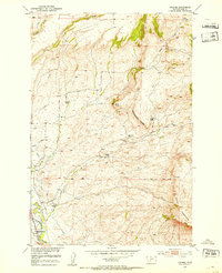 Download a high-resolution, GPS-compatible USGS topo map for Grannis, MT (1953 edition)