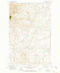 1962 Map of Grassy Butte, 1964 Print