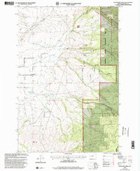Download a high-resolution, GPS-compatible USGS topo map for Grayhorse Creek, MT (2002 edition)