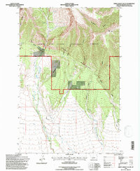 Download a high-resolution, GPS-compatible USGS topo map for Green Ashley Gulch, MT (1997 edition)