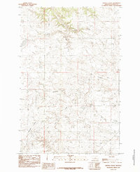 Download a high-resolution, GPS-compatible USGS topo map for Griffee Coulee, MT (1985 edition)