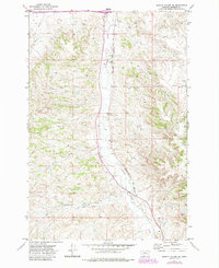 Download a high-resolution, GPS-compatible USGS topo map for Griffin Coulee NE, MT (1985 edition)