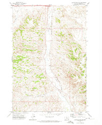 Download a high-resolution, GPS-compatible USGS topo map for Griffin Coulee NE, MT (1974 edition)