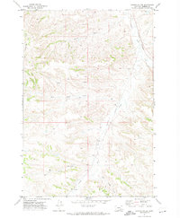Download a high-resolution, GPS-compatible USGS topo map for Griffin Coulee, MT (1974 edition)