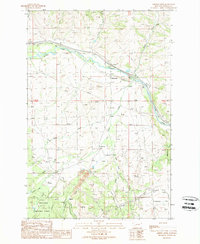 Download a high-resolution, GPS-compatible USGS topo map for Griffin Creek, MT (1989 edition)