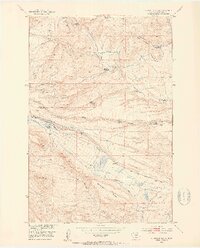preview thumbnail of historical topo map of Sweet Grass County, MT in 1951