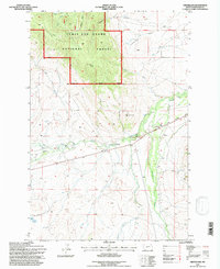 Download a high-resolution, GPS-compatible USGS topo map for Groveland, MT (1997 edition)