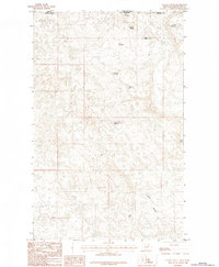 Download a high-resolution, GPS-compatible USGS topo map for Gustin Coulee, MT (1984 edition)