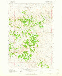 preview thumbnail of historical topo map of Rosebud County, MT in 1962