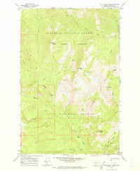 Download a high-resolution, GPS-compatible USGS topo map for Hahn Creek Pass, MT (1973 edition)