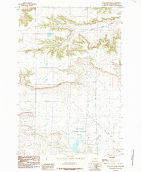 Download a high-resolution, GPS-compatible USGS topo map for Hailstone Basin, MT (1985 edition)