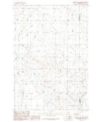 Download a high-resolution, GPS-compatible USGS topo map for Halbert Creek North, MT (1986 edition)