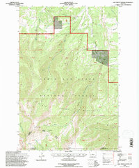 Download a high-resolution, GPS-compatible USGS topo map for Half Moon Canyon, MT (1997 edition)
