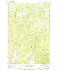 Download a high-resolution, GPS-compatible USGS topo map for Half Moon Canyon, MT (1973 edition)
