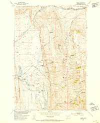 Download a high-resolution, GPS-compatible USGS topo map for Hamen, MT (1953 edition)