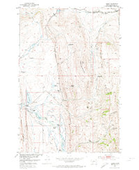 Download a high-resolution, GPS-compatible USGS topo map for Hamen, MT (1974 edition)