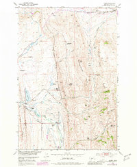 Download a high-resolution, GPS-compatible USGS topo map for Hamen, MT (1981 edition)