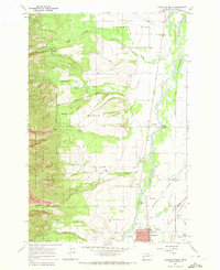 Download a high-resolution, GPS-compatible USGS topo map for Hamilton North, MT (1972 edition)