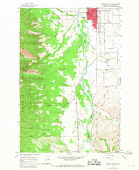 Download a high-resolution, GPS-compatible USGS topo map for Hamilton South, MT (1968 edition)