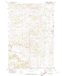 Download a high-resolution, GPS-compatible USGS topo map for Hammond Draw NW, MT (1974 edition)