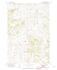 Download a high-resolution, GPS-compatible USGS topo map for Hammond Draw SW, MT (1974 edition)
