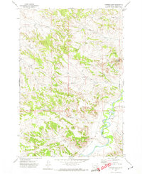 Download a high-resolution, GPS-compatible USGS topo map for Hammond Draw, MT (1974 edition)