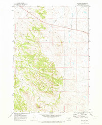 Download a high-resolution, GPS-compatible USGS topo map for Hammond, MT (1973 edition)
