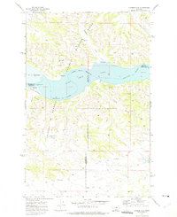 Download a high-resolution, GPS-compatible USGS topo map for Hanson Flat, MT (1975 edition)