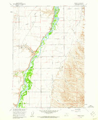 Download a high-resolution, GPS-compatible USGS topo map for Hardin SW, MT (1962 edition)