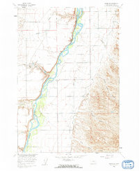 Download a high-resolution, GPS-compatible USGS topo map for Hardin SW, MT (1962 edition)