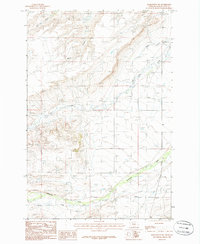 Download a high-resolution, GPS-compatible USGS topo map for Harlowton SW, MT (1986 edition)