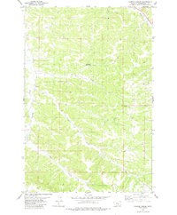 Download a high-resolution, GPS-compatible USGS topo map for Harper Coulee, MT (1980 edition)