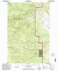 Download a high-resolution, GPS-compatible USGS topo map for Harvey Point, MT (1998 edition)