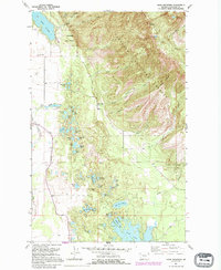 Download a high-resolution, GPS-compatible USGS topo map for Hash Mountain, MT (1995 edition)