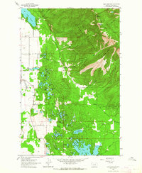 Download a high-resolution, GPS-compatible USGS topo map for Hash Mountain, MT (1964 edition)
