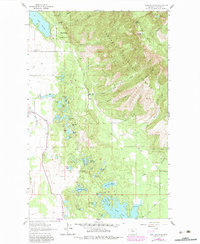 Download a high-resolution, GPS-compatible USGS topo map for Hash Mountain, MT (1983 edition)