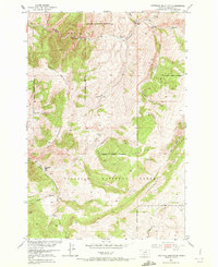 Download a high-resolution, GPS-compatible USGS topo map for Hatfield Mountain, MT (1972 edition)