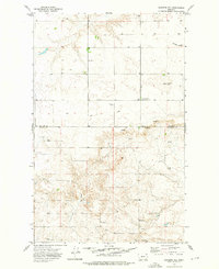Download a high-resolution, GPS-compatible USGS topo map for Haugens Hill, MT (1976 edition)