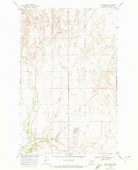 Download a high-resolution, GPS-compatible USGS topo map for Hawk Coulee, MT (1972 edition)