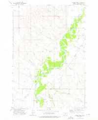 Download a high-resolution, GPS-compatible USGS topo map for Hawkey Creek, MT (1976 edition)
