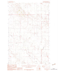 Download a high-resolution, GPS-compatible USGS topo map for Hay Creek NW, MT (1983 edition)
