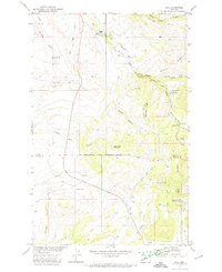 Download a high-resolution, GPS-compatible USGS topo map for Hays, MT (1974 edition)