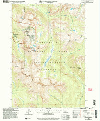 Download a high-resolution, GPS-compatible USGS topo map for Haystack Peak, MT (2005 edition)
