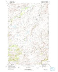 Download a high-resolution, GPS-compatible USGS topo map for Heart Butte, MT (1972 edition)