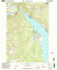 Download a high-resolution, GPS-compatible USGS topo map for Hebgen Dam, MT (2005 edition)