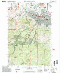 preview thumbnail of historical topo map of Helena, MT in 2001