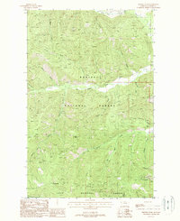 Download a high-resolution, GPS-compatible USGS topo map for Helwick Peak, MT (1988 edition)
