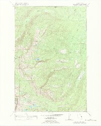 preview thumbnail of historical topo map of Missoula County, MT in 1987