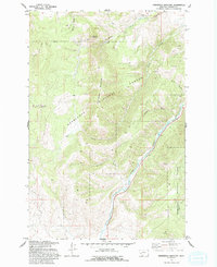 Download a high-resolution, GPS-compatible USGS topo map for Henderson Mountain, MT (1994 edition)